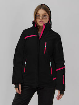 Горнолыжный костюм женский зимний черного цвета 07091Ch - Chunmai фото 5