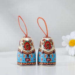 Цена за 2 шт. Колокольчик матрешка малая, лошадка, 5 см - Simaland фото 2