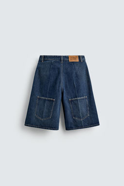 DENIM JORTS BERMUDA SHORTS HARRY LAMBERT FOR ZARA X DISNEY фото 3