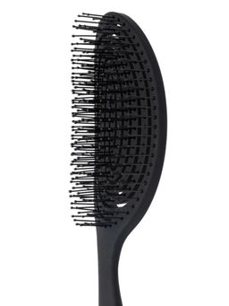 Kristaller Расческа для волос продувная / Улитка 2193, нейлоновые штифты, 23 см, черный