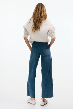 Wide High Waist Ankle Jeans - H&m фото 11