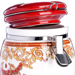 30773 Банка для сыпучих 700мл Романтика дол/металл LR (х36) - Mayer&boch фото 3