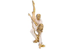 Статуэтка 20*8*26 см "Пара танцоров", золото
