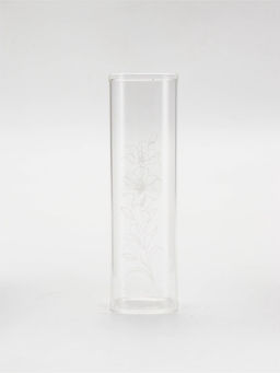 Ваза стеклянная для цветов, 6×20 см, 530 мл