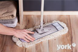 Швабра ЭКО Натурал с плоским мопом, арт. 081670 - Полимербыт фото 3