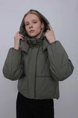 Стеганая куртка c капюшоном - Incity фото 17