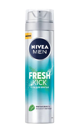 ### NIVEA FOR MEN д/бритья гель 200мл FRESH KICK