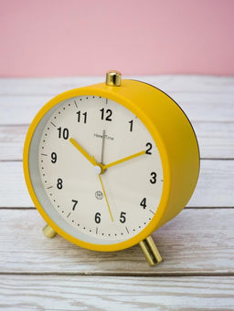 Часы-будильник Elegant, yellow (6х11,5 см)