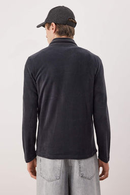 Antrasit Regular/Normal Kesim Fermuarl? Polar Sweatshirt TMNAW26SW00063