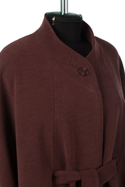 Пальто женское демисезонное (пояс) - El podio фото 9