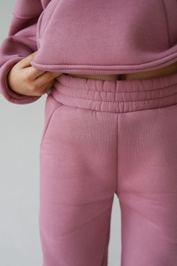 Джогеры утепленные KIDS, лила - Inzibe фото 2