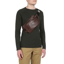 Мужская поясная сумка CALZETTI ADAM R Артикул 2419613, коричневый