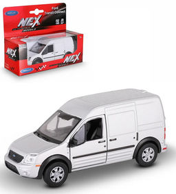 Welly. Машинка 1:38 "Ford Transit Connect" пруж. мех., арт.43631W-S серебристый