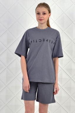 Арт. 51301 Костюм женский с шортами 42-50 (5 шт) Цвет:верх-хаки, низ-хаки