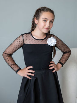 Джемпер для девочки 61361 Черный* 480 Lets go - Let's go фото 14