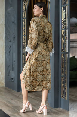 CAPPUCCINO 3119 Длинный халат Mia-Amore  фото 2