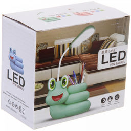 Цена за 2 шт. Настольная лампа "Sweet - Улиточка" 30*12*7 см LED с подстаканником, USB 0.6-3W, Розовый
