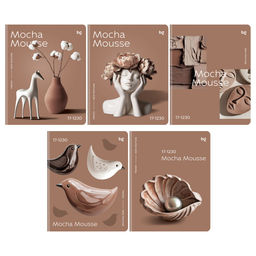 Тетрадь 48л. BG "Mocha mousse" клетка (Т5ск48_лс 57636) soft-touch ламинация