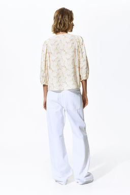 Blusa en mezcla de lino - H&m фото 14