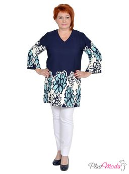 Туника Модель №1183 размеры 44-84 - Plusmoda фото 4