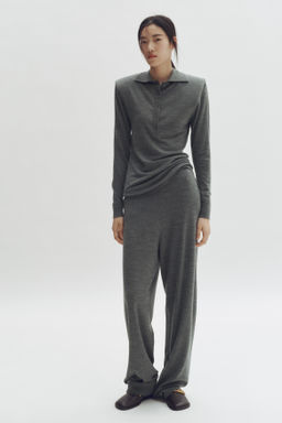 Joggers amplios en lana merino - H&m фото 3