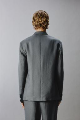 100% LINEN SUIT BLAZER - Zara фото 3