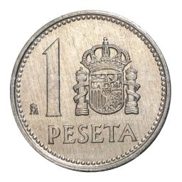 Монета 1 песета 1989 года Испания