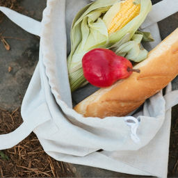 Сумка шоппер небелёный SL HOME Light shopper, 53?45 см, 100% лён, 200 г/м2