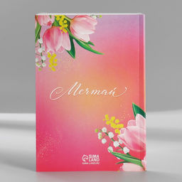 Набор в портфеле: ежедневник А5, магнитные закладки и ручка «С 8 марта! Мечтай и удивляй!»