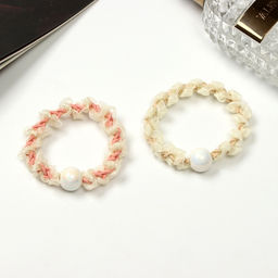 Цена за 6 шт. Резинка для волос «Альта», люкс шарик, 5 см, МИКС