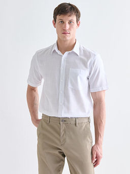 Regular Fit K?sa Kollu Arm?rl? Erkek G?mlek