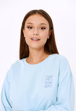 Комплект жен. (джемпер и брюки) Sonda голубой Pajamas - Sensera фото 3