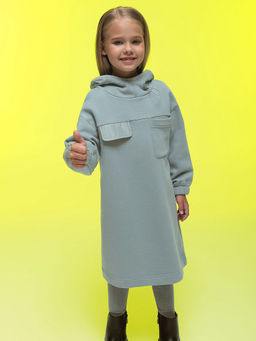 PELICAN, платье для девочек, Серый