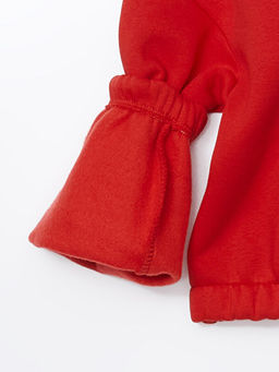 Bisiklet Yaka K?z ?ocuk Kal?n Sweatshirt