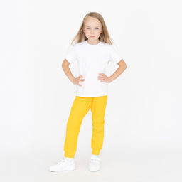 Брюки детские желтые