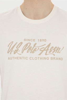 Мужская футболка цвета экрю - U.s. polo assn фото 7