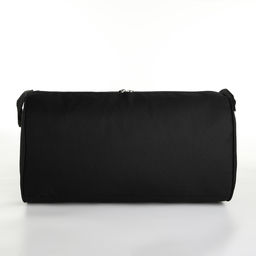 Сумка спортивная на молнии, длинный ремень, цвет чёрный/серый - Simaland фото 3