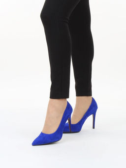 06-A88A-631M BLUE Туфли женские (натуральная замша)