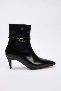 Siyah Kemerli Ince Topuklu Kad?n Bot TAKAW26BO00116 - Trendyolmilla фото 4