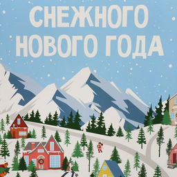 Коробка складная Снежного нового года, каток, 22 30 10 см - Дарите счастье фото 4