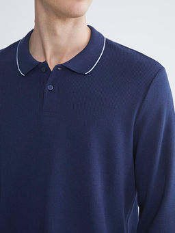 Polo Yaka Erkek Sweatshirt