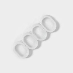 Штора для ванной «Цветочный вальс», с люверсами, с утяжелителями, PEVA ароматизированная, 180×180 см, белая