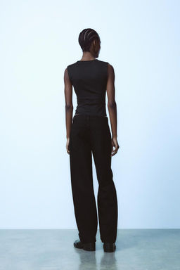 TRF BALLOON MID-RISE JEANS - Zara фото 13
