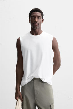 COTTON TANK T-SHIRT - Zara фото 2