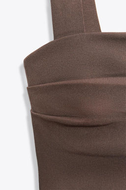 PLEATED MIDI DRESS - Zara фото 13