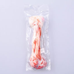 Игрушка для собак с пищалкой Косточка из текстиля, 19,6 х 6,6 см - Пушистое счастье фото 5