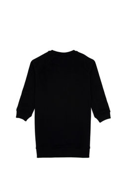 K_z _ocuk Siyah Payet Detayl_ Bisiklet Yaka Sweat _rme Elbise Sepette S_rpriz _ndirim - U.s. polo assn фото 4