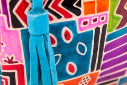 Косметичка натуральная кожа ручной принт №473/2/1 - Ганг фото 3