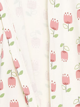 Bisiklet Yaka ?i?ekli K?z Bebek Tulum - Waikiki фото 2