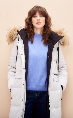 Куртка SCW-JW796-CR молочный - Fine joyce фото 4